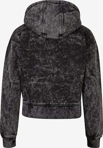 Urban Classics Zip-Up Hoodie in Black