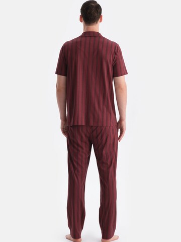 Dagi Dolga pižama | rdeča barva