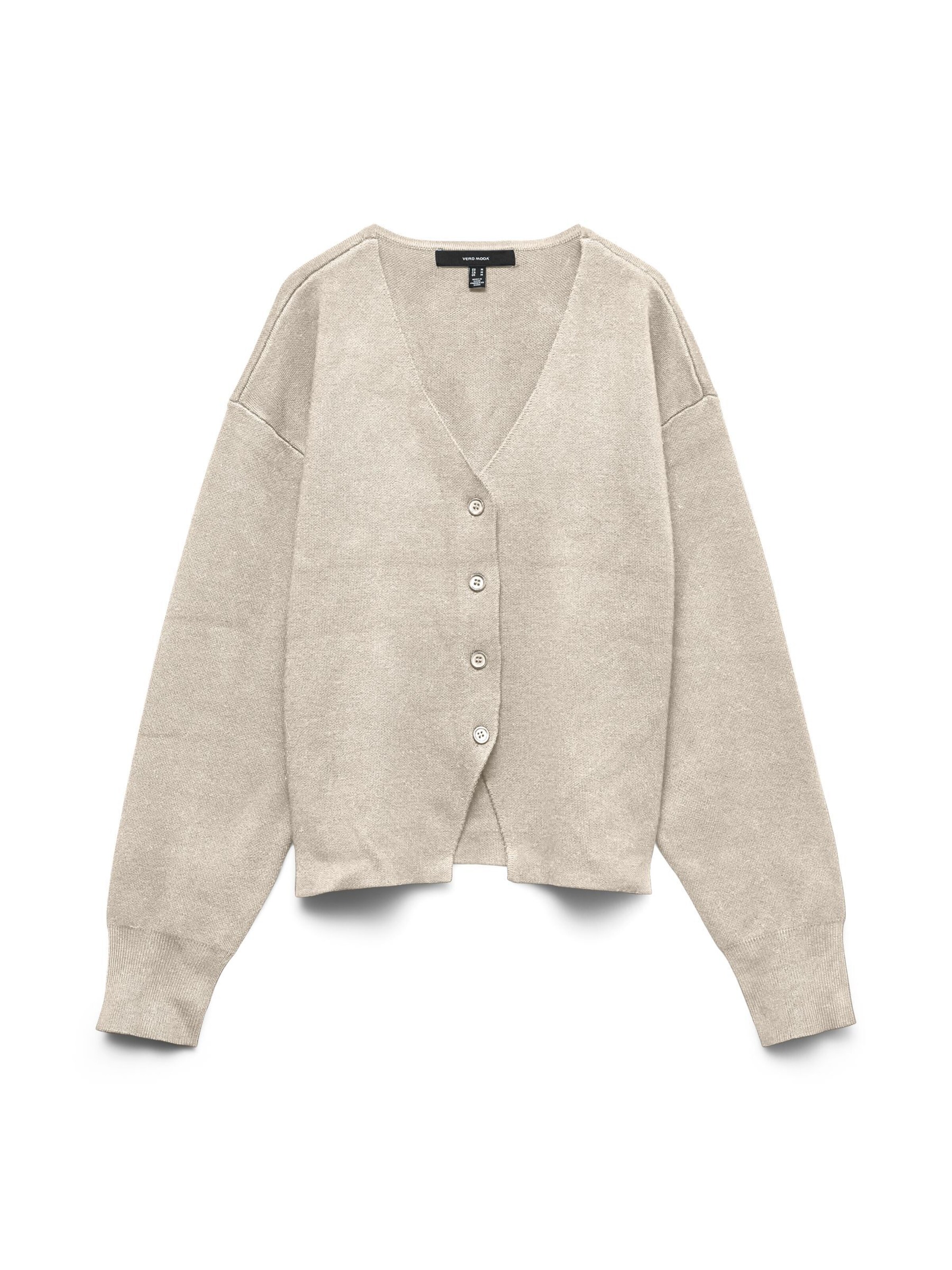 VERO MODA Cardigan 'LUCCA' i beige: forside