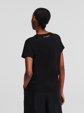 Tricou de la Karl Lagerfeld pe negru