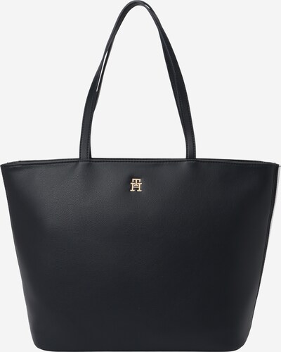 TOMMY HILFIGER Shopper 'Essential' in de kleur Navy / Goud / Rood / Wit, Productweergave