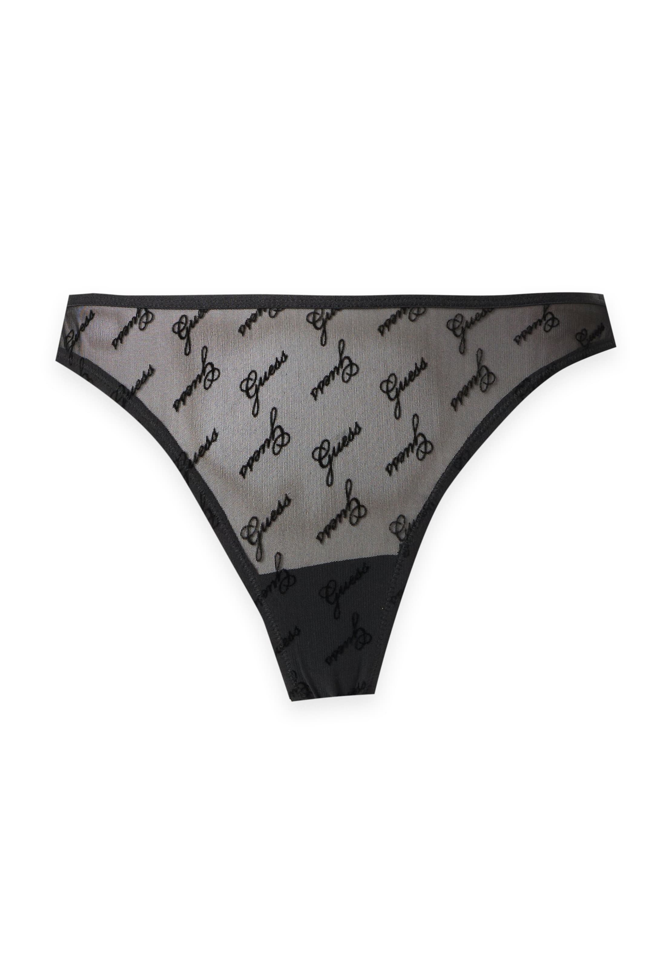 GUESS Thong 'LOREN' in Black: front