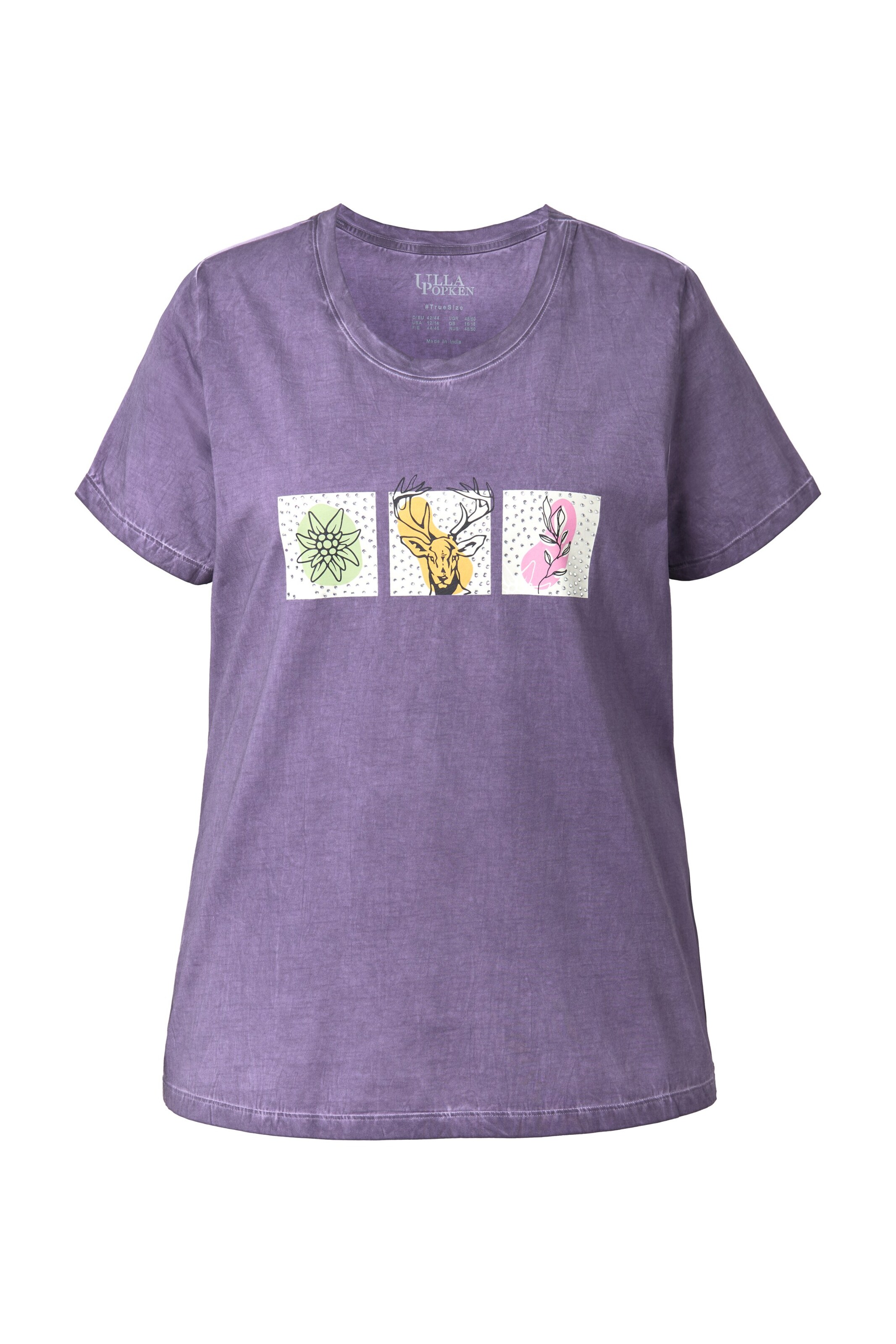 Ulla Popken Shirt in Purple: front