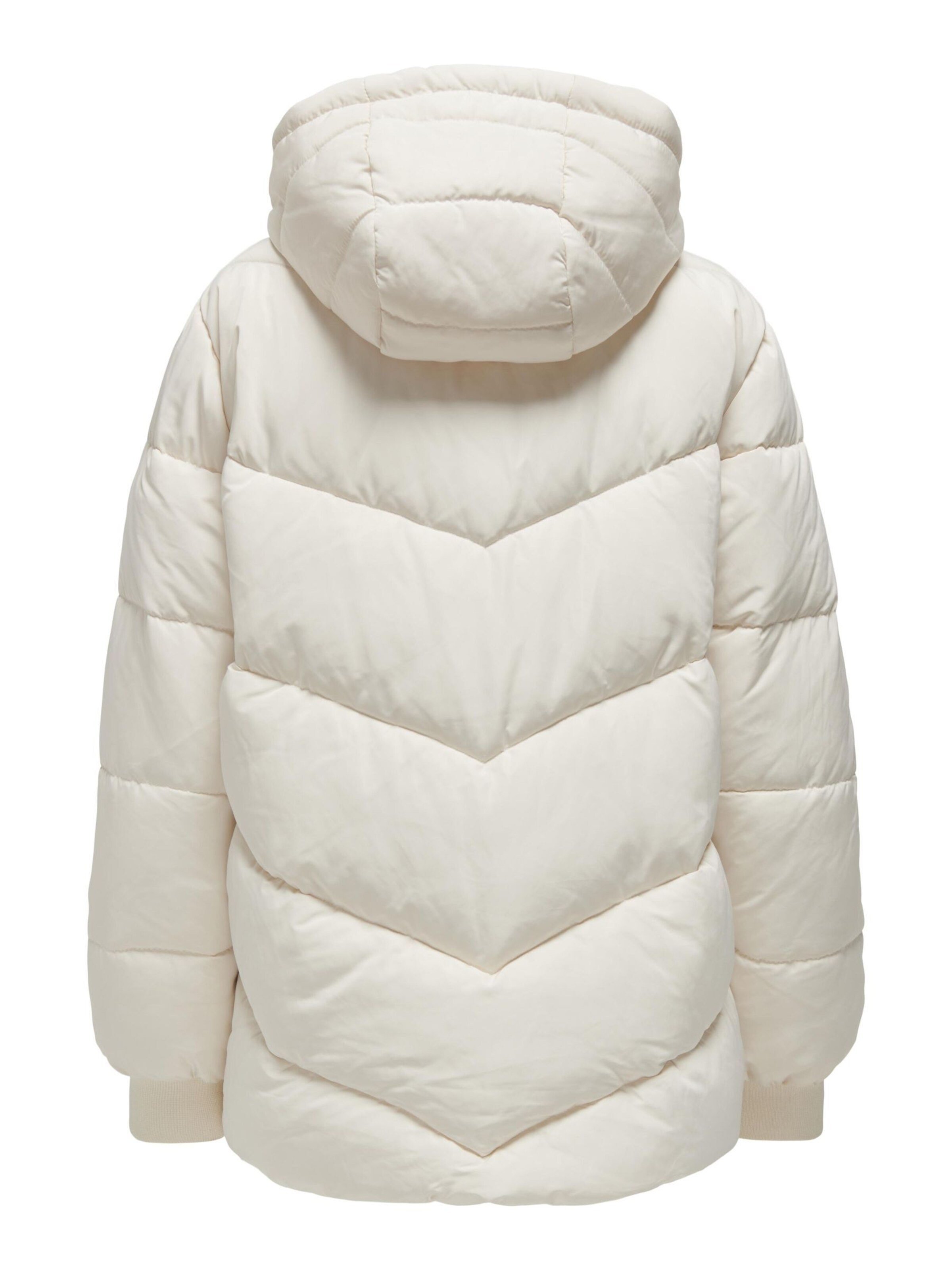 Only Maternity Vinterjakke i hvid