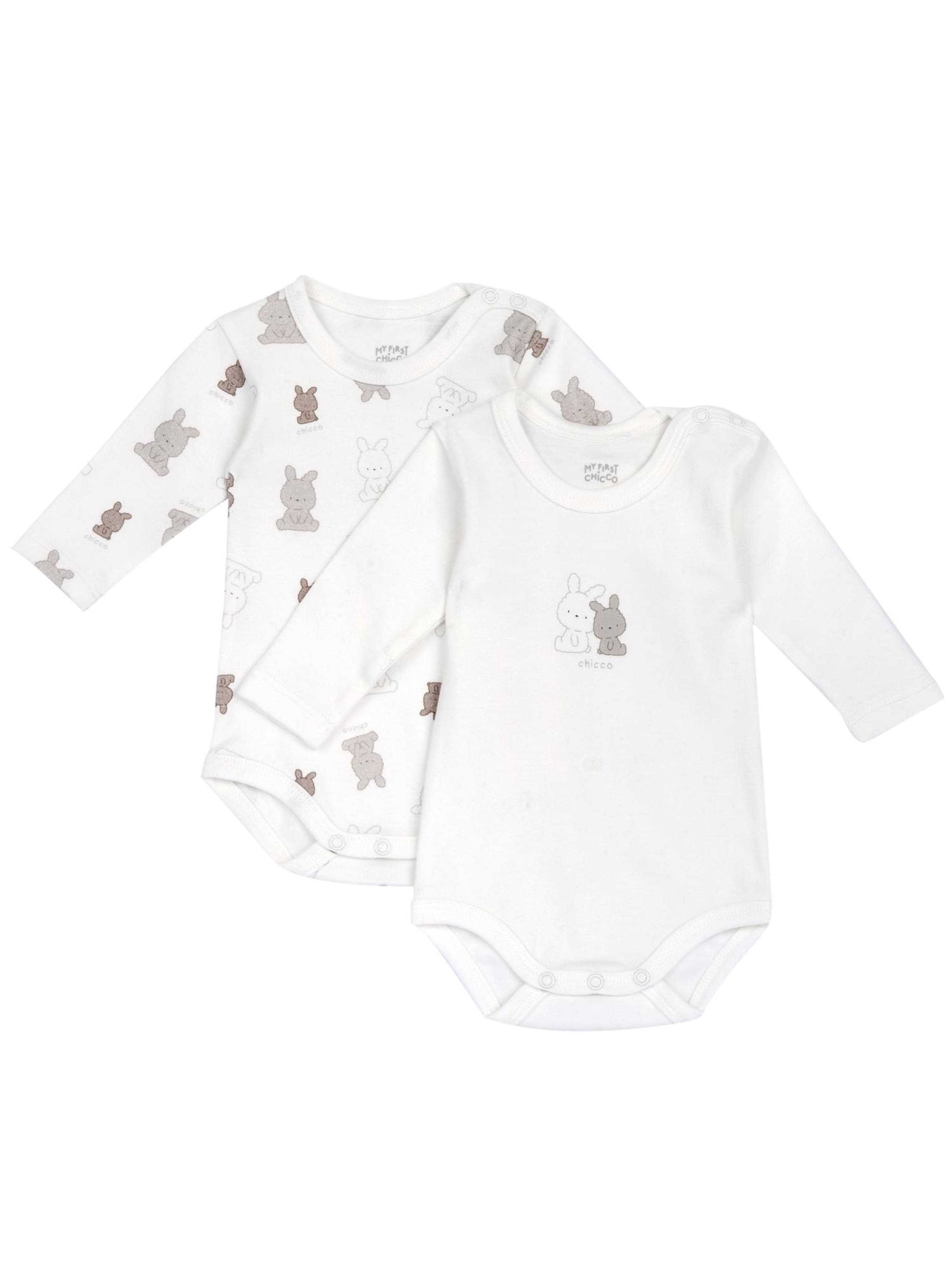 Chicco Potkuhousut/body värissä valkoinen: etupuoli