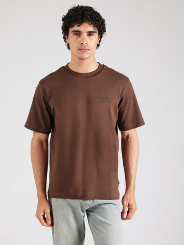 T-Shirt 'JPRBlachad' JACK & JONES en marron : devant