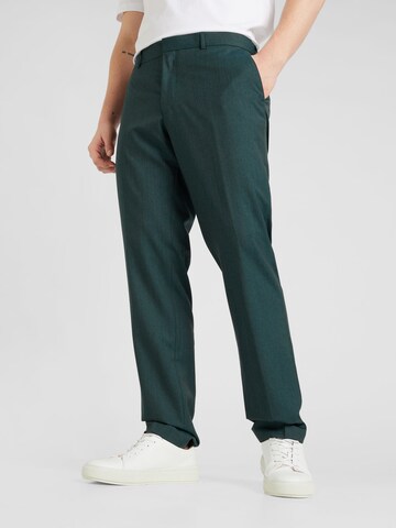 regular Pantaloni chino 'Lenon' di BOSS in verde: frontale