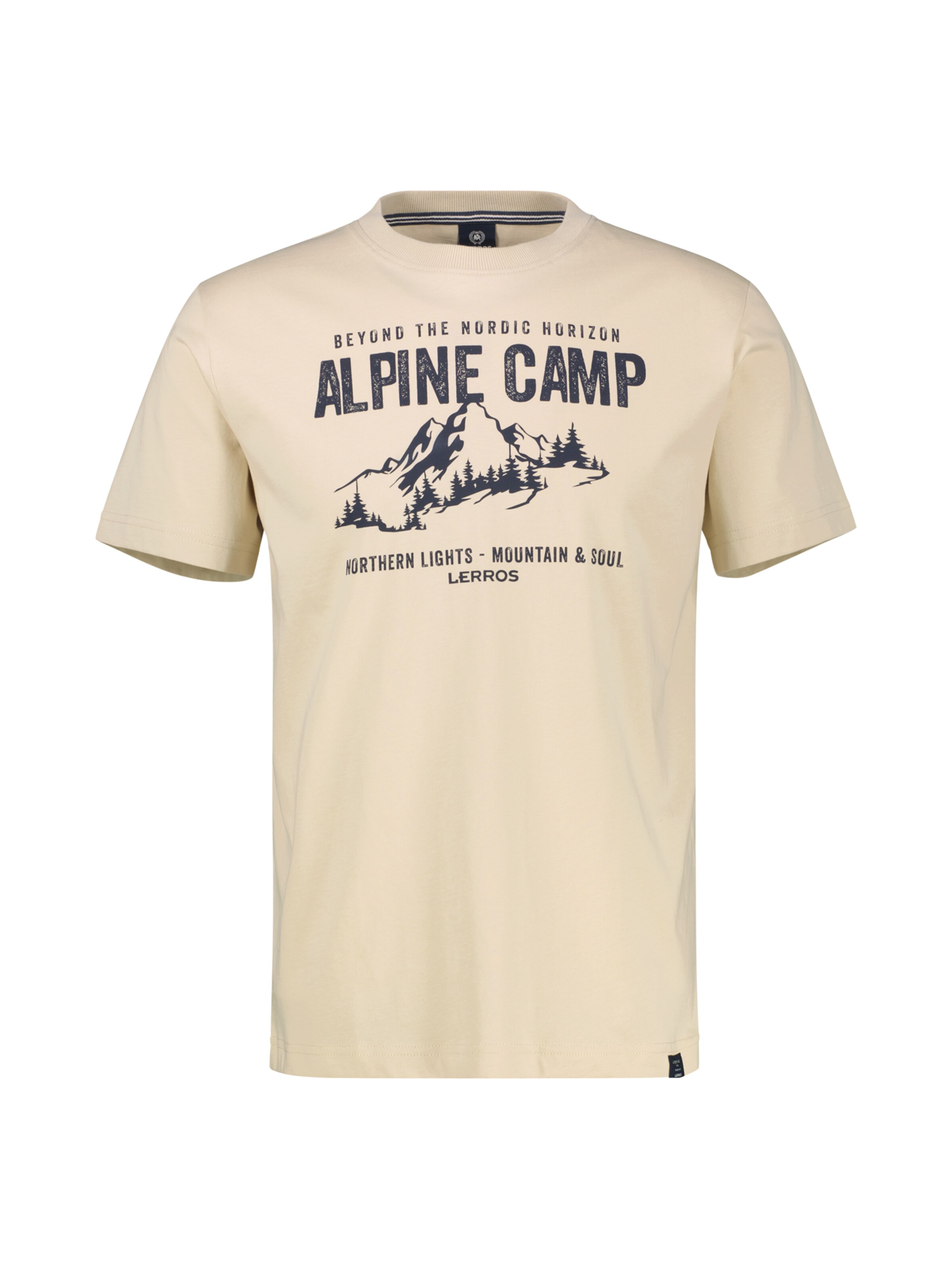 T-Shirt LERROS en blanc : devant