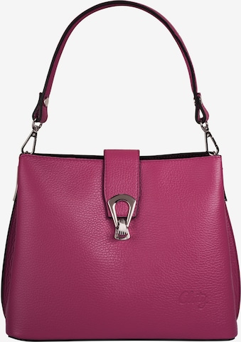 Cluty Crossbody Bag in Pink: front