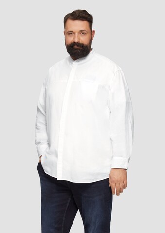 Coupe regular Chemise s.Oliver en blanc : devant