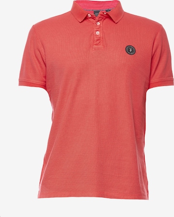 Le Temps Des Cerises Poloshirt 'DYLON' in Pink: predná strana