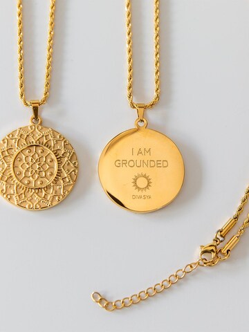 Divasya Kette 'I am grounded' in Gold