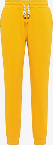 Schmuddelwedda Tapered Παντελόνι 'Nahima' σε κίτρινο: μπροστά