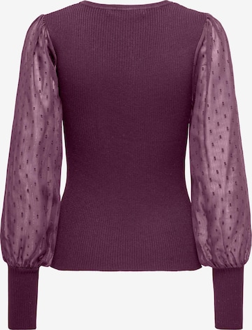 ONLY Sweater 'JASMINE' in Purple