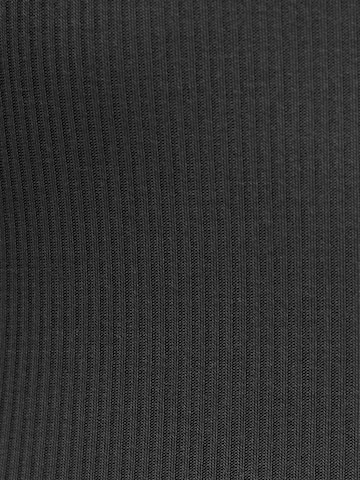 cfab (formerly creamy fabrics) Kleid 'Ribbed T-Shirt Maxikleid'‌‌‌‌‌‌‌ in Schwarz