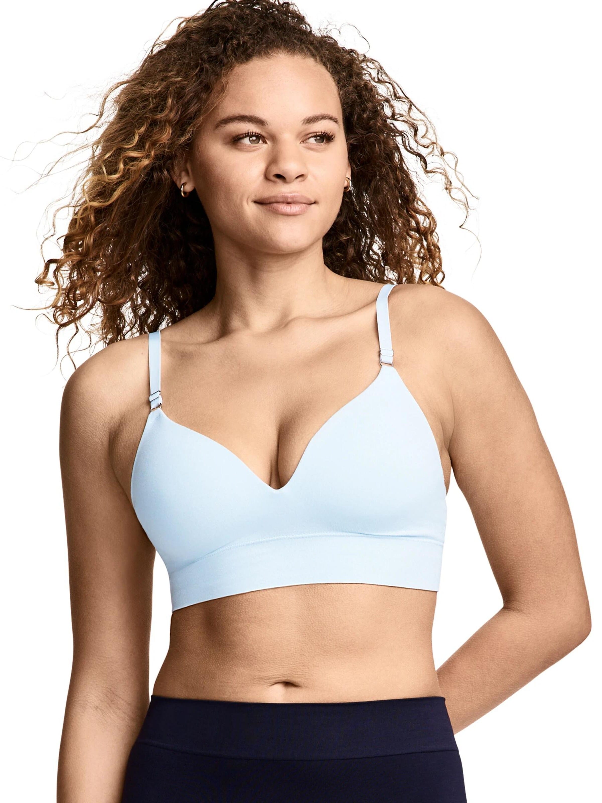 JOCKEY Bralette Sports Bra 'Seamfree™ Comfort Bralette' in Blue: front