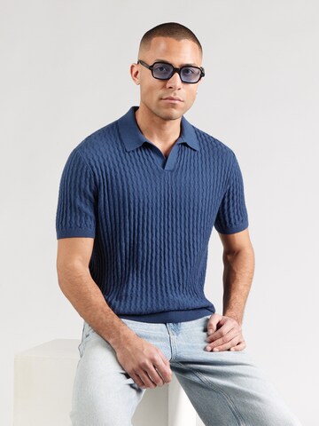 HOLLISTER Pulover 'MAR4' | modra barva