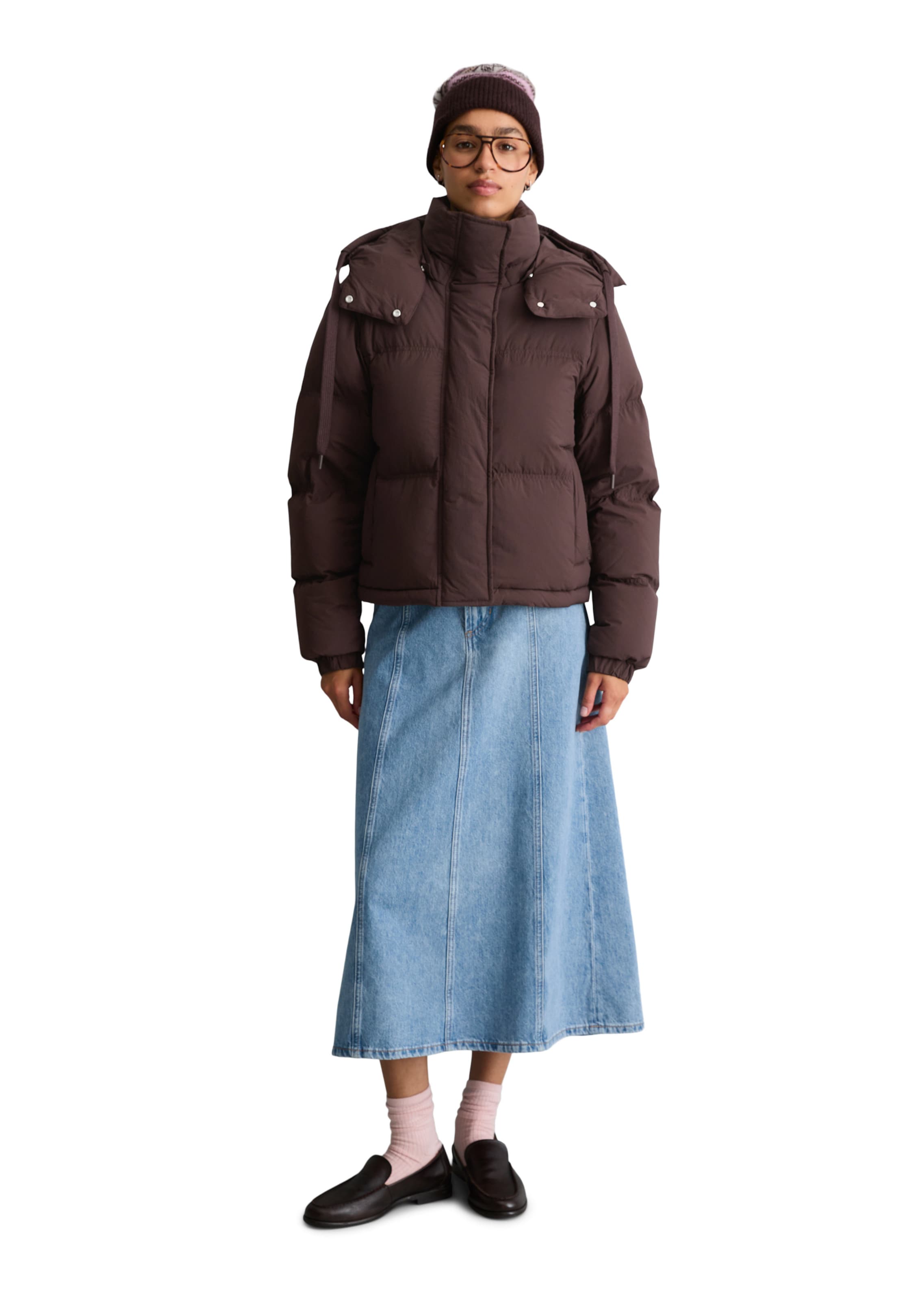Veste d’hiver Marc O'Polo DENIM en marron : devant