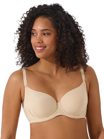 Lisca T-shirt Bra 'Laura' in Beige