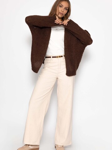 SASSYCLASSY Oversizestrickjacke‌‌‌‌‌‌ in Braun