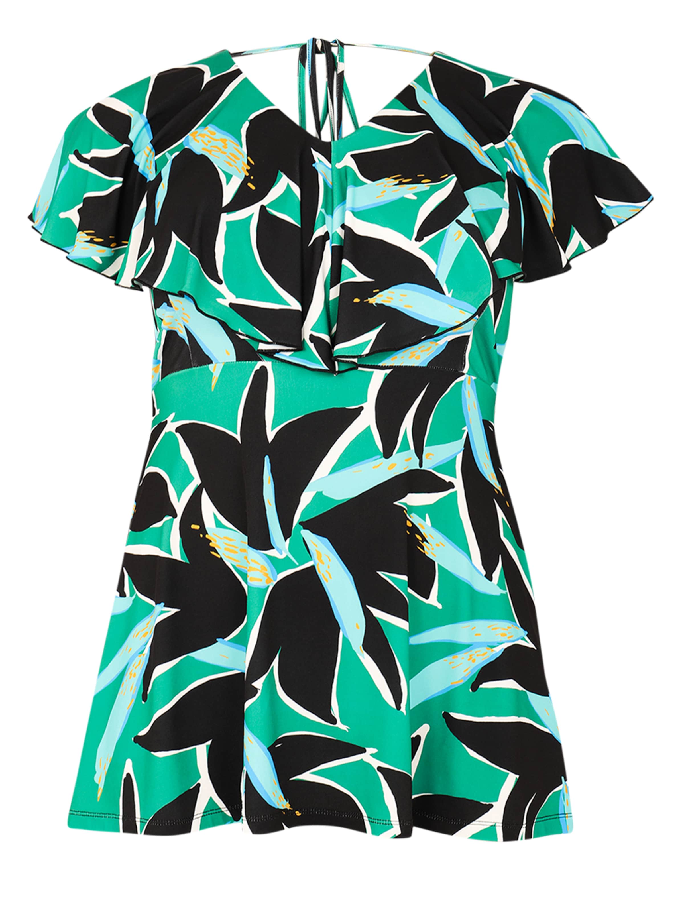 YOEK Tunic in Green: front