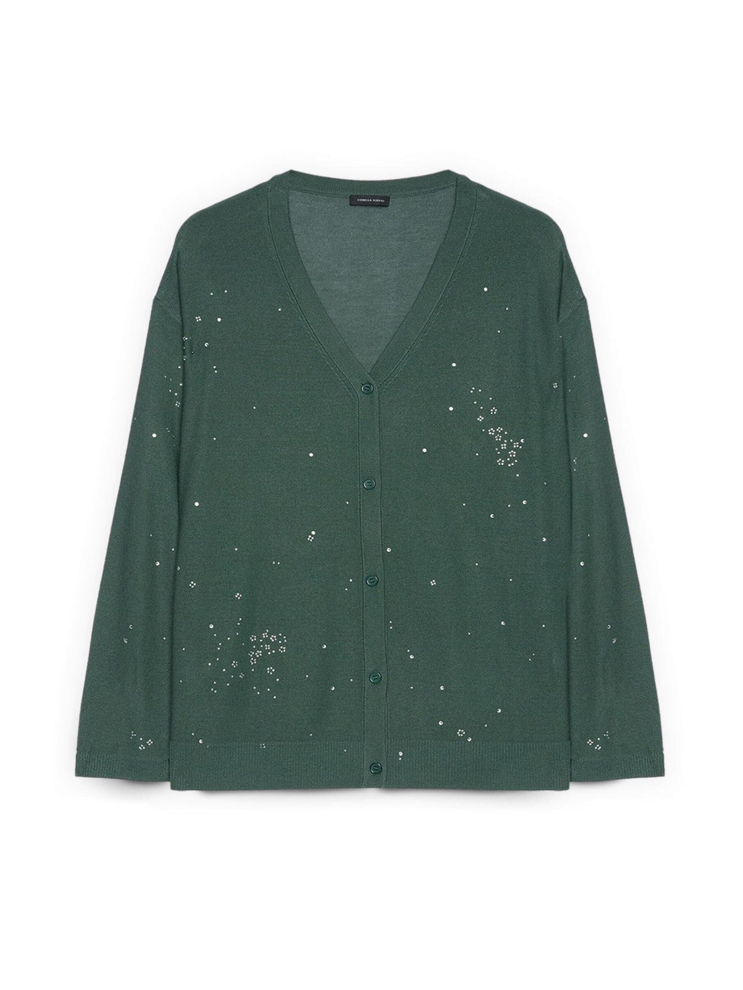 Pullover di Fiorella Rubino in verde: frontale