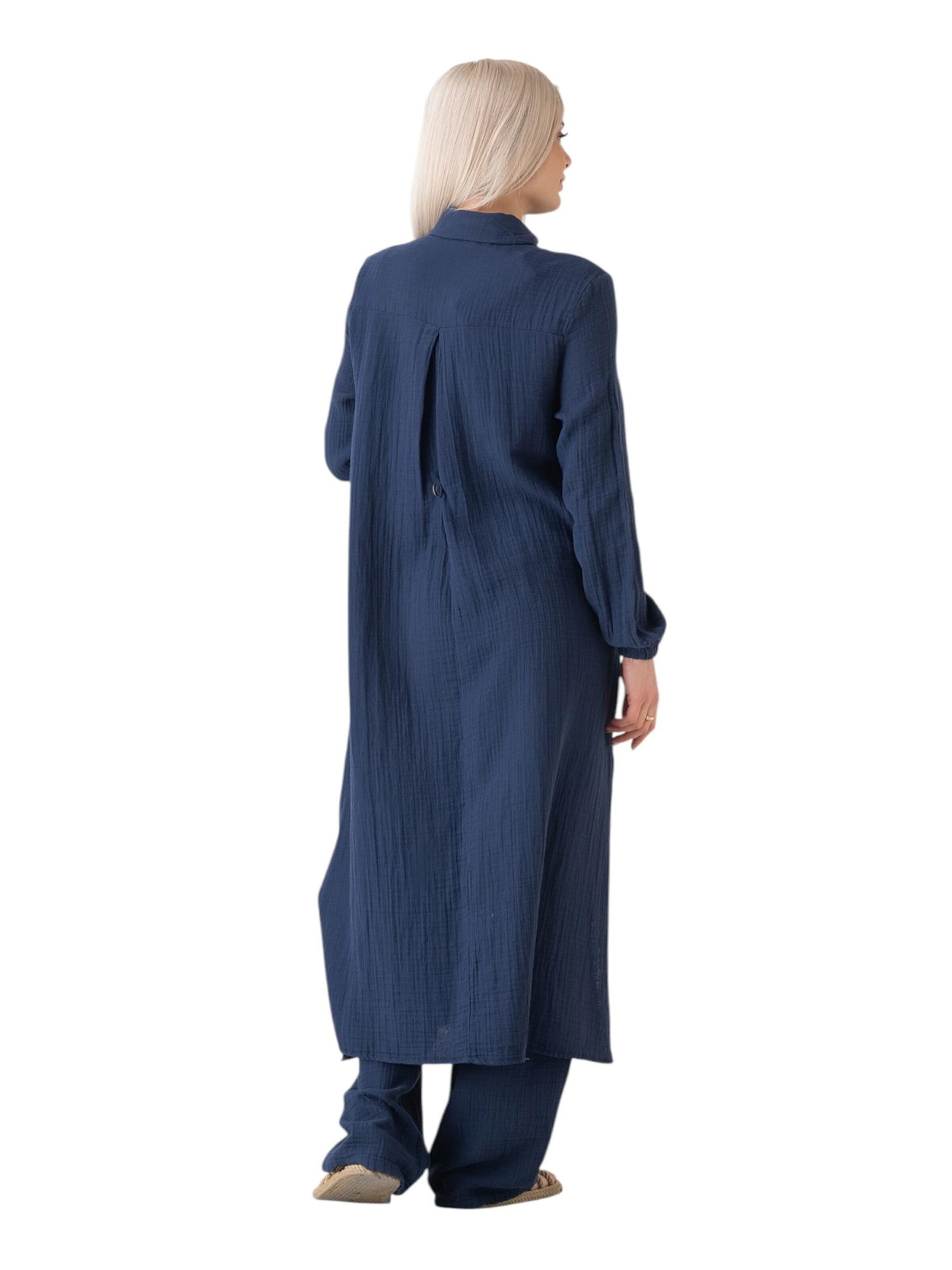 Chemisier 'Nergis' WENOR en bleu