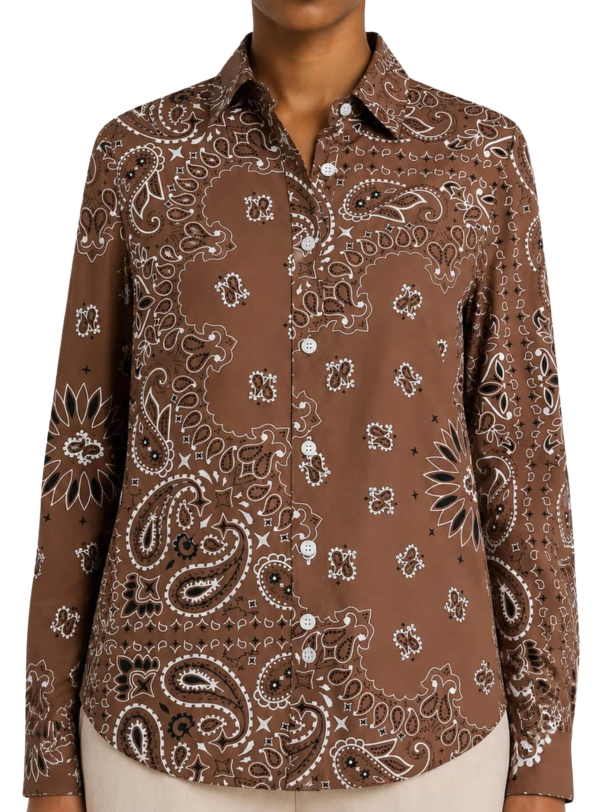 MC2 Saint Barth Blouse in Brown: front