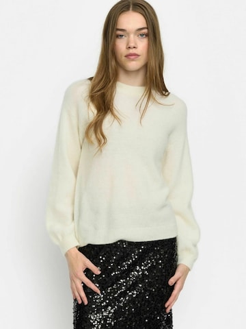 Soft Rebels Trui 'Allison' in Wit: voorkant