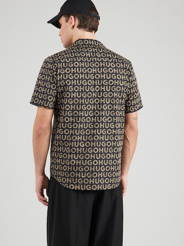 HUGO Regular fit Overhemd 'Ellino' in Zwart