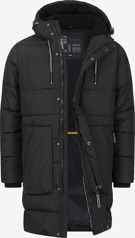 Manteau d’hiver 'INKenter' INDICODE JEANS en noir : devant