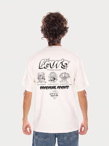 Maglietta 'LSE_VINTAGE FIT GR TEE LEVI'S LOGO GRID 3 TAN' di LEVI'S ® in bianco