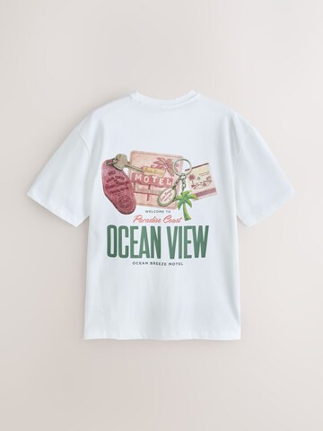 Next - Camiseta en blanco