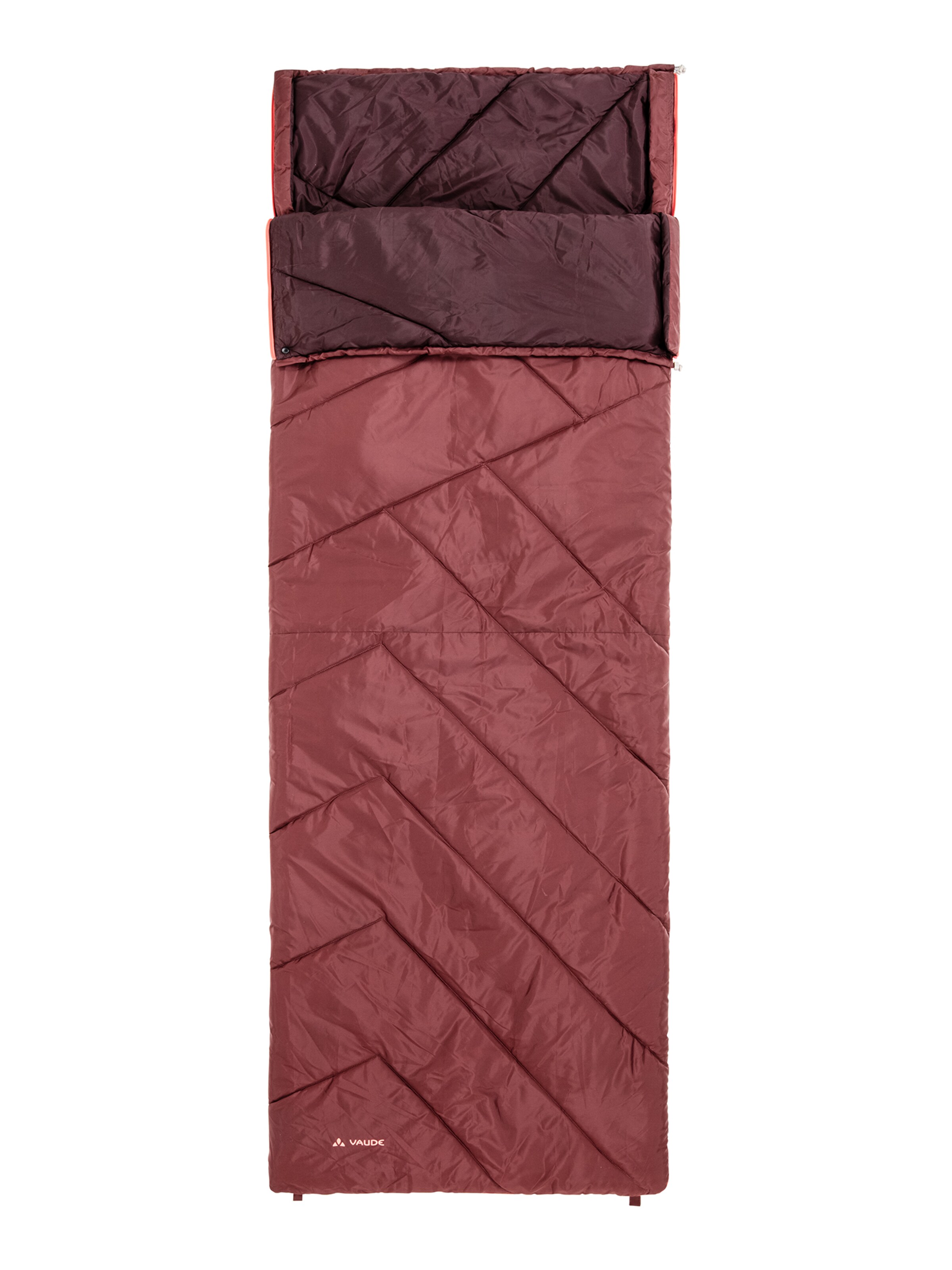 VAUDE Schlafsack 'Navajo 500 II' in Rot: Vorderseite