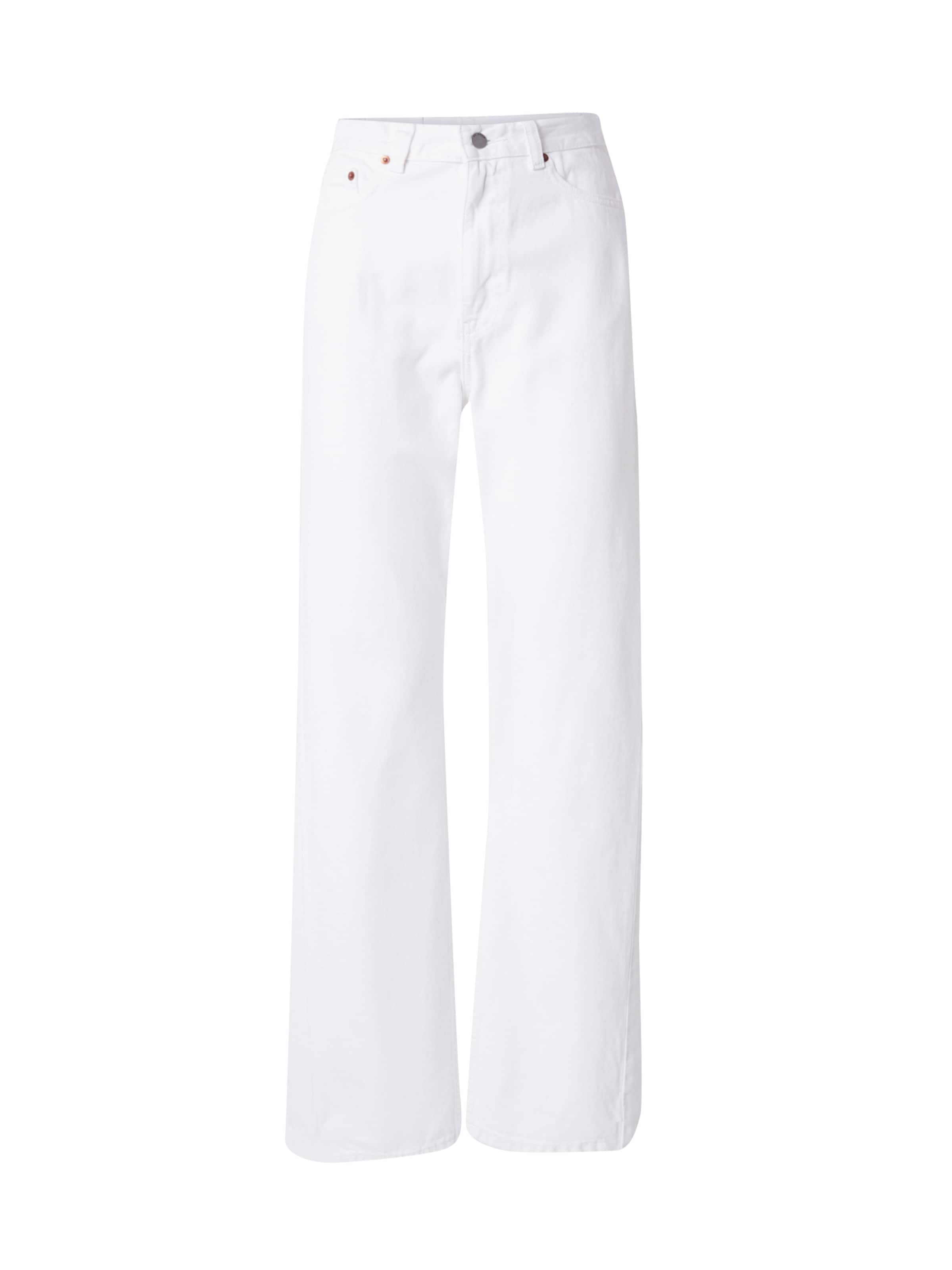 Dr. Denim Wide leg Jeans 'Echo' in White: front