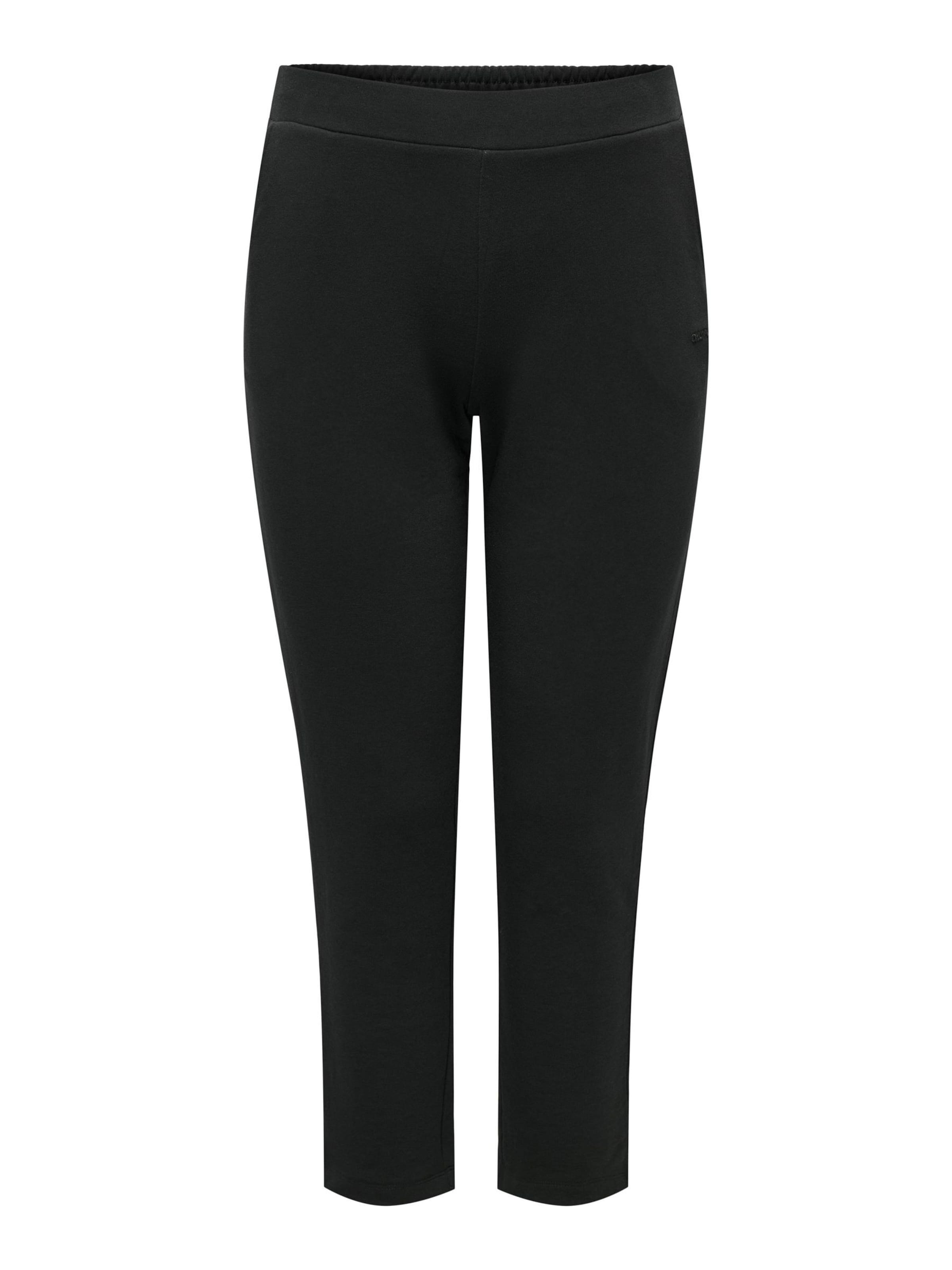 Only Play Curvy Slimfit Sportbroek in Zwart: voorkant