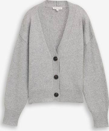 TOM TAILOR Kardigan – šedá: přední strana