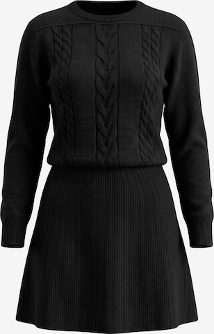 Imily Bela - Vestido de punto en negro: frente