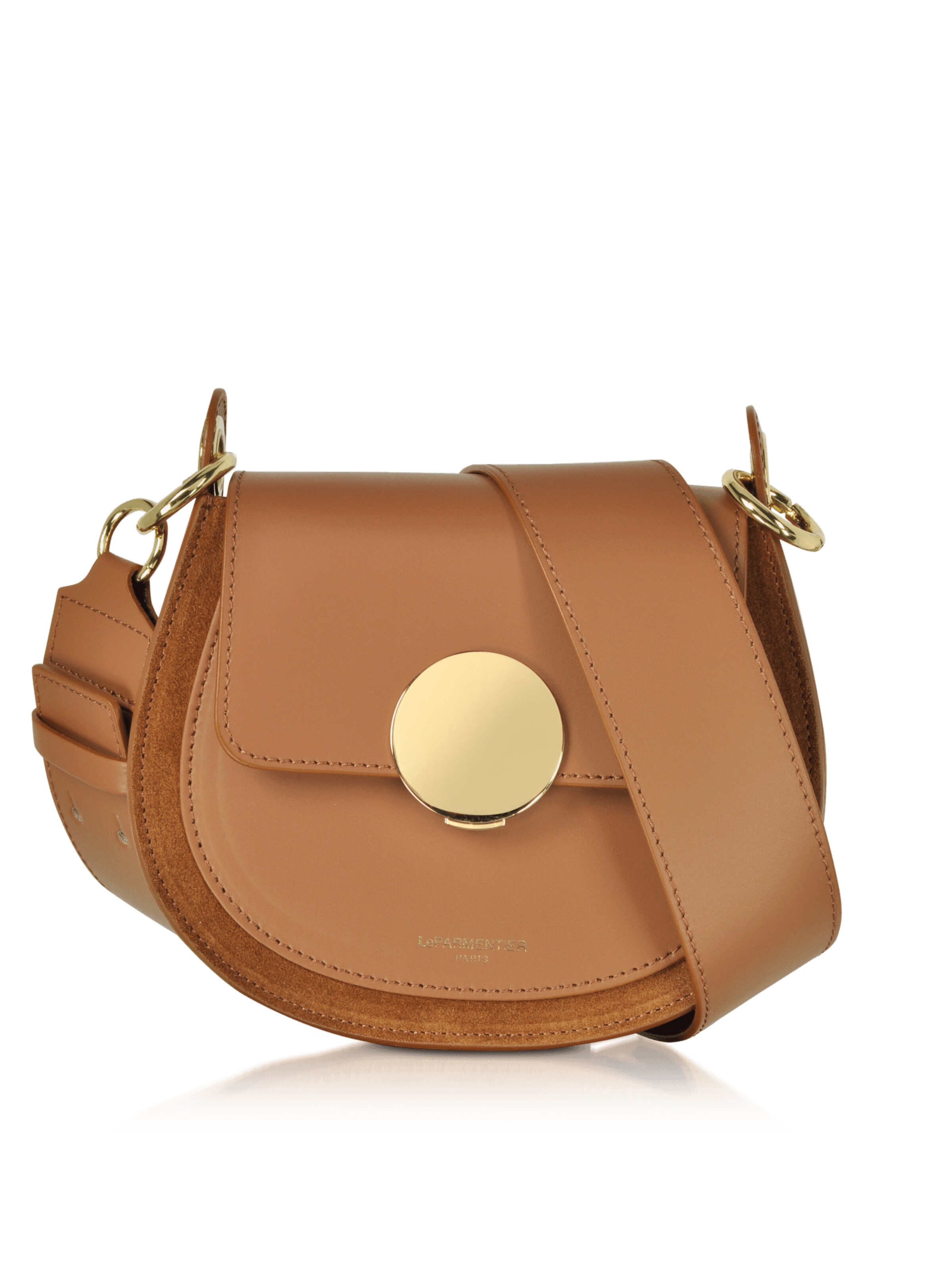 LeParmentier Handtas 'Yucca' in Bruin: voorkant