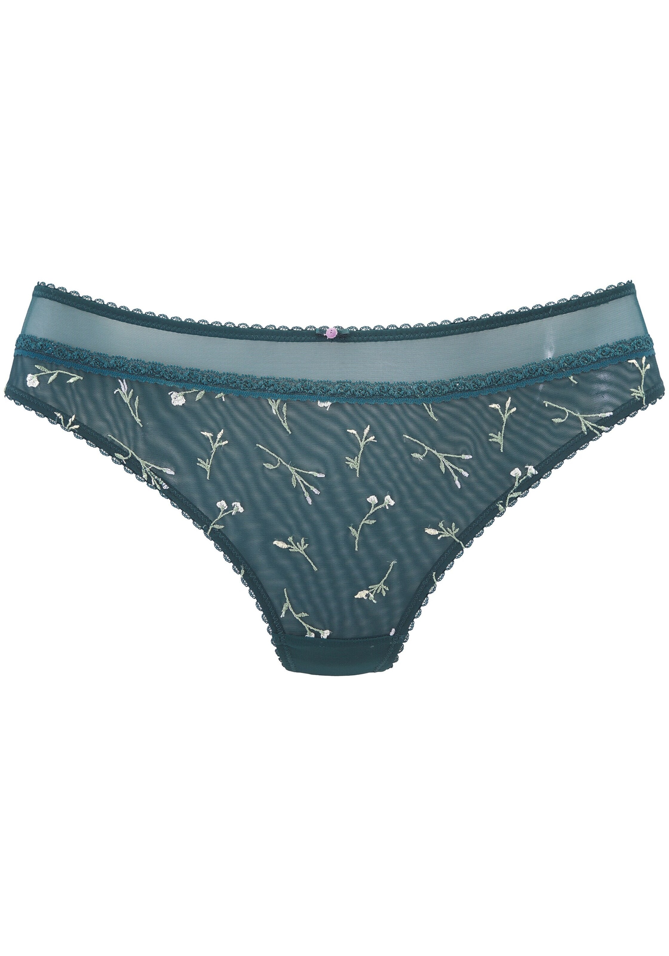 VIVANCE Thong in Green: front