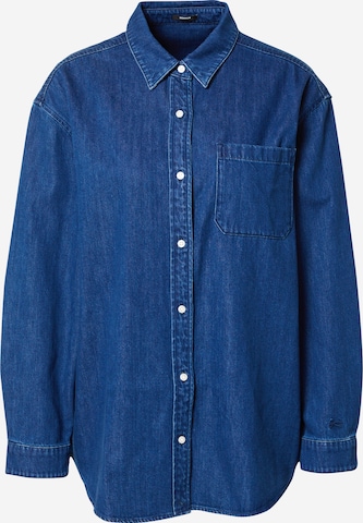 DENHAM Blouse in Blauw: voorkant