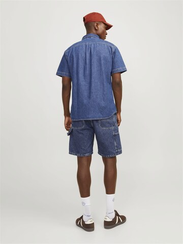 JACK & JONES Свободный крой Джинсы 'JJITony JJCarpenter' в Синий