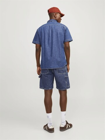 JACK & JONES Loosefit Shorts 'Tony' in Blau