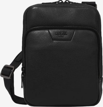 juoda Lancel Tualeto reikmenų / kosmetikos krepšys 'Lancel Sac Reporter Come de Noir': priekis