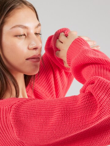 GARCIA Knit Cardigan in Pink