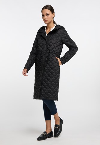 DreiMaster Klassik Between-seasons coat in Black: front