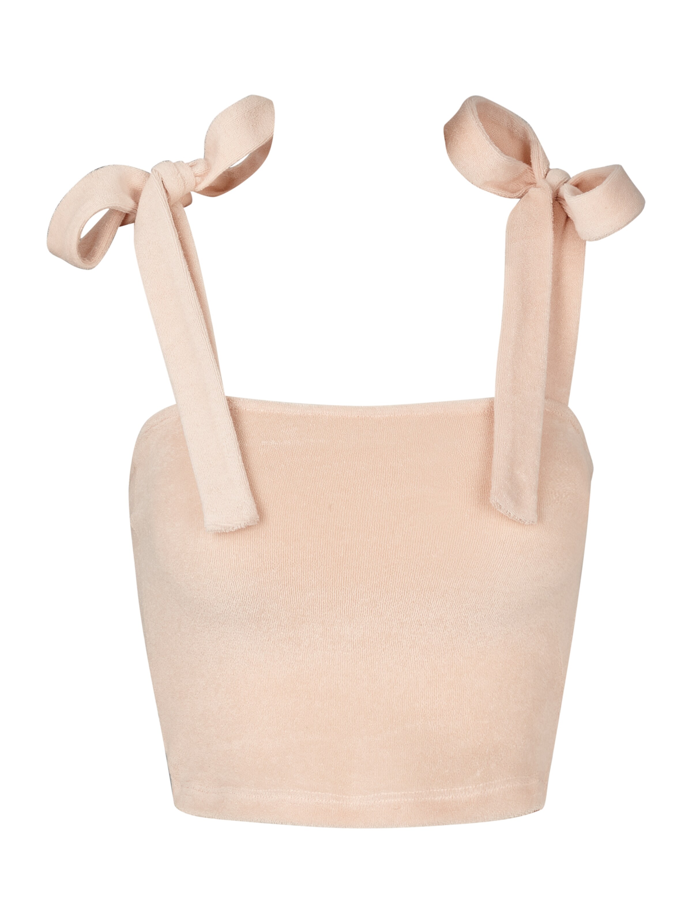 OW Collection Τοπ 'TOWEL' σε ανοικτό μπεζ, Άποψη προϊόντος