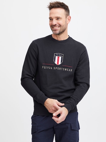 FQ1924 Sweatshirt 'William' in Blau: Vorderseite