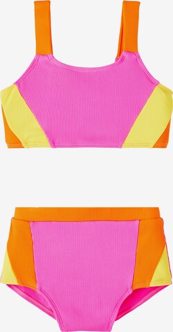 NAME IT Bustier Bikini 'Zalma' in Geel: voorkant