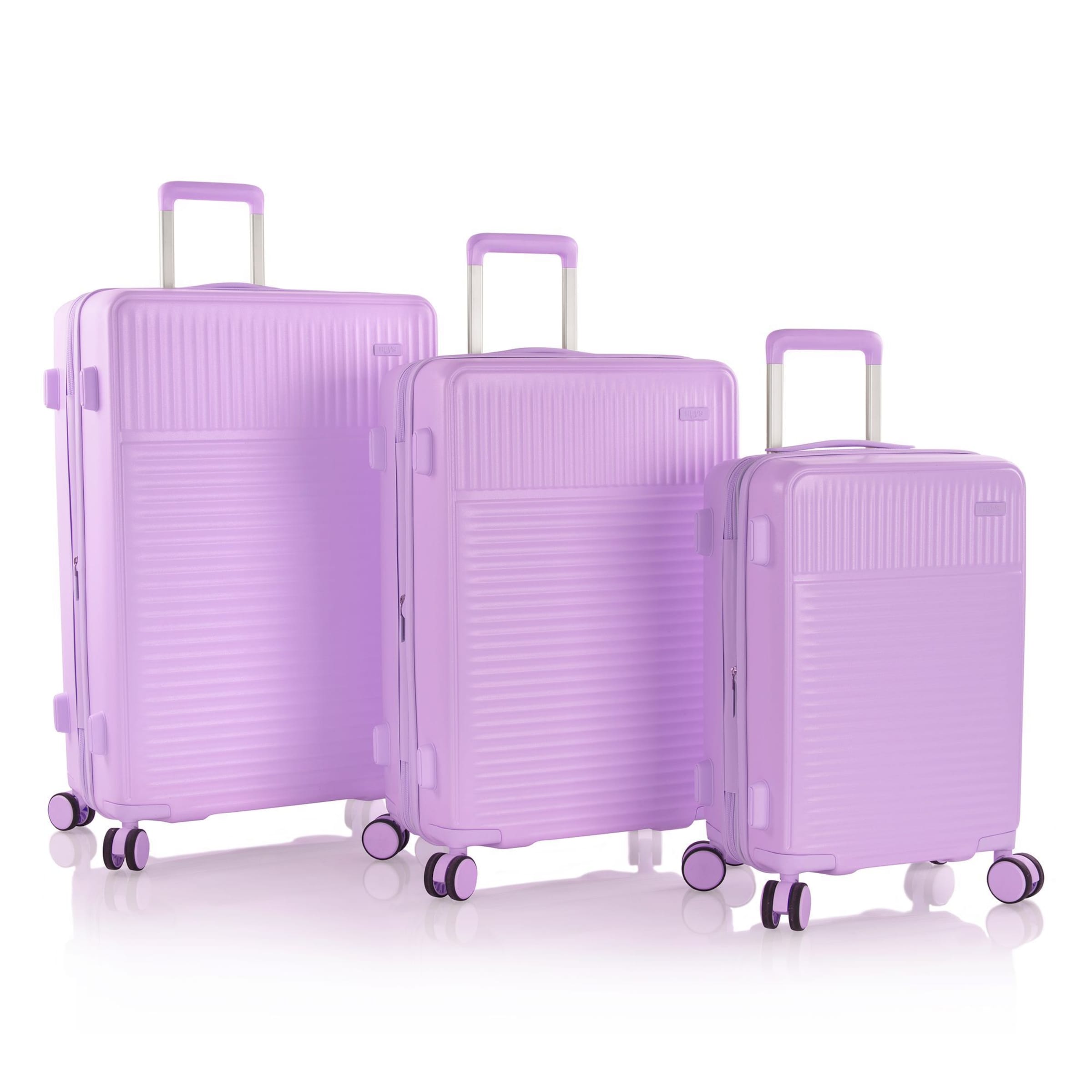 Heys Suitcase Set 'Pastel ' in Purple: front